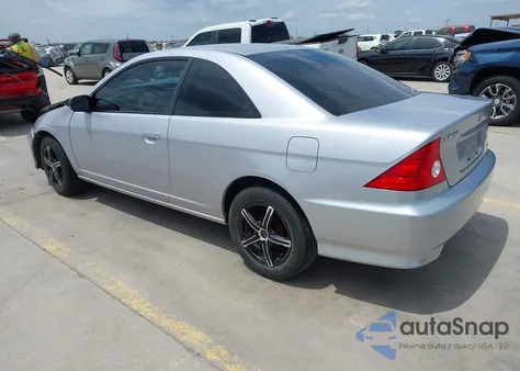 2004 Honda Civic Lx z USA, uszkodzony, nr VIN 1HGEM21544L079405